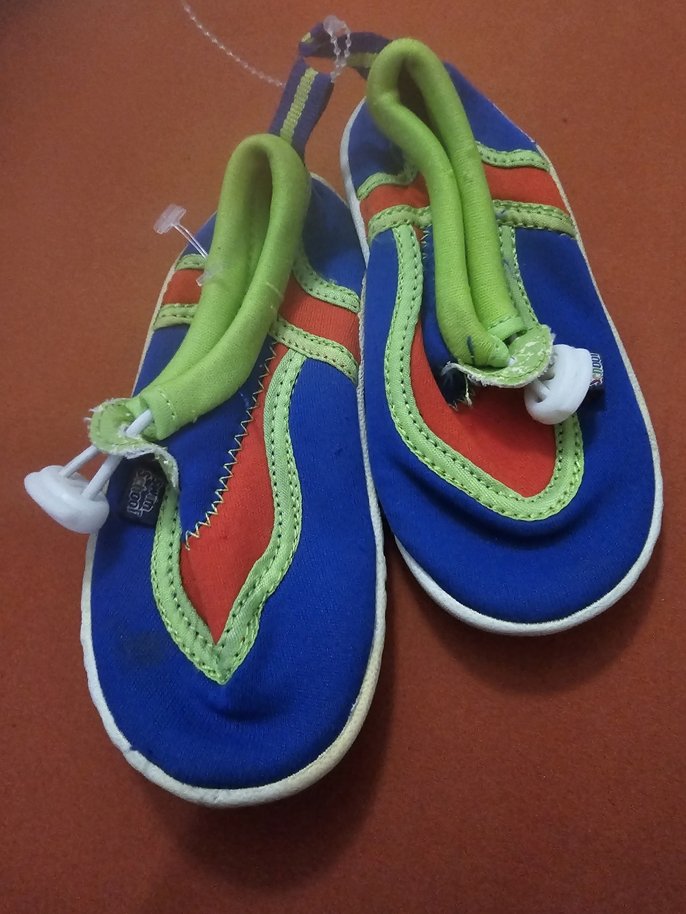 Kids Blue, Green & Red Water Shoes - Lightweight Slip-On